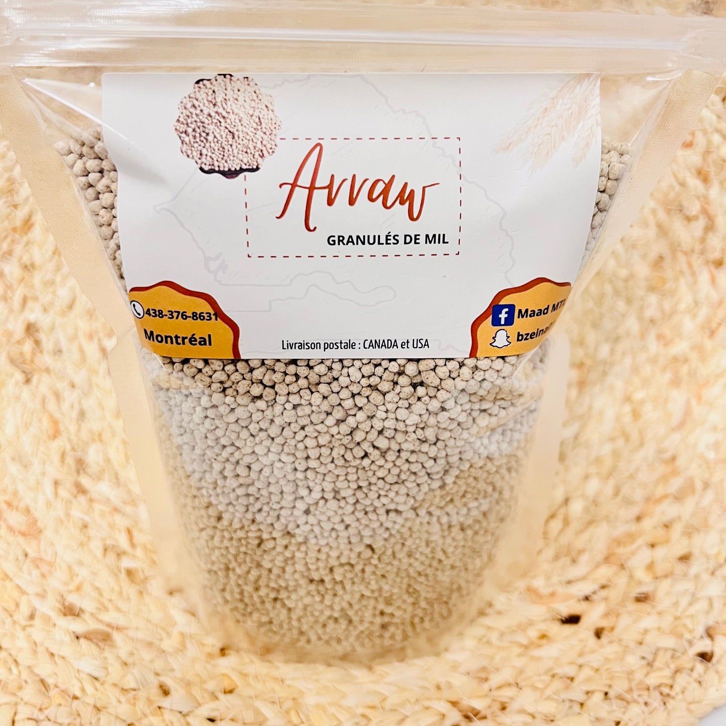 ARRAW (Granulés de mil) - 450g ou 900g