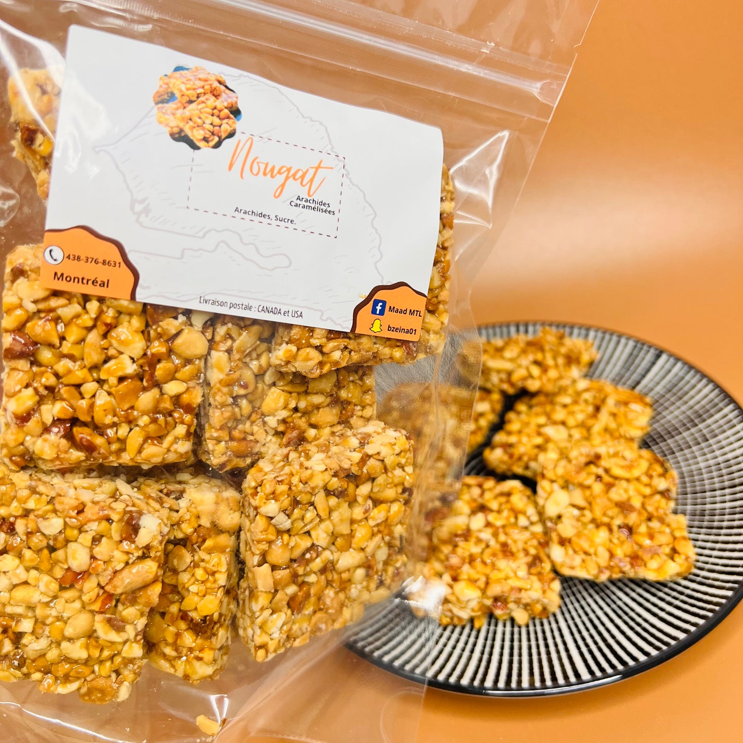 NOUGAT (Arachides caramélisées)