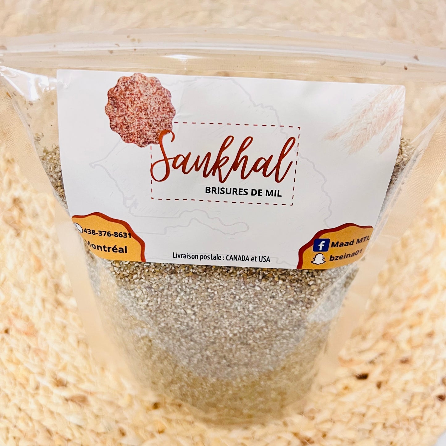 SANKHAL (Brisures de mil) - 450g