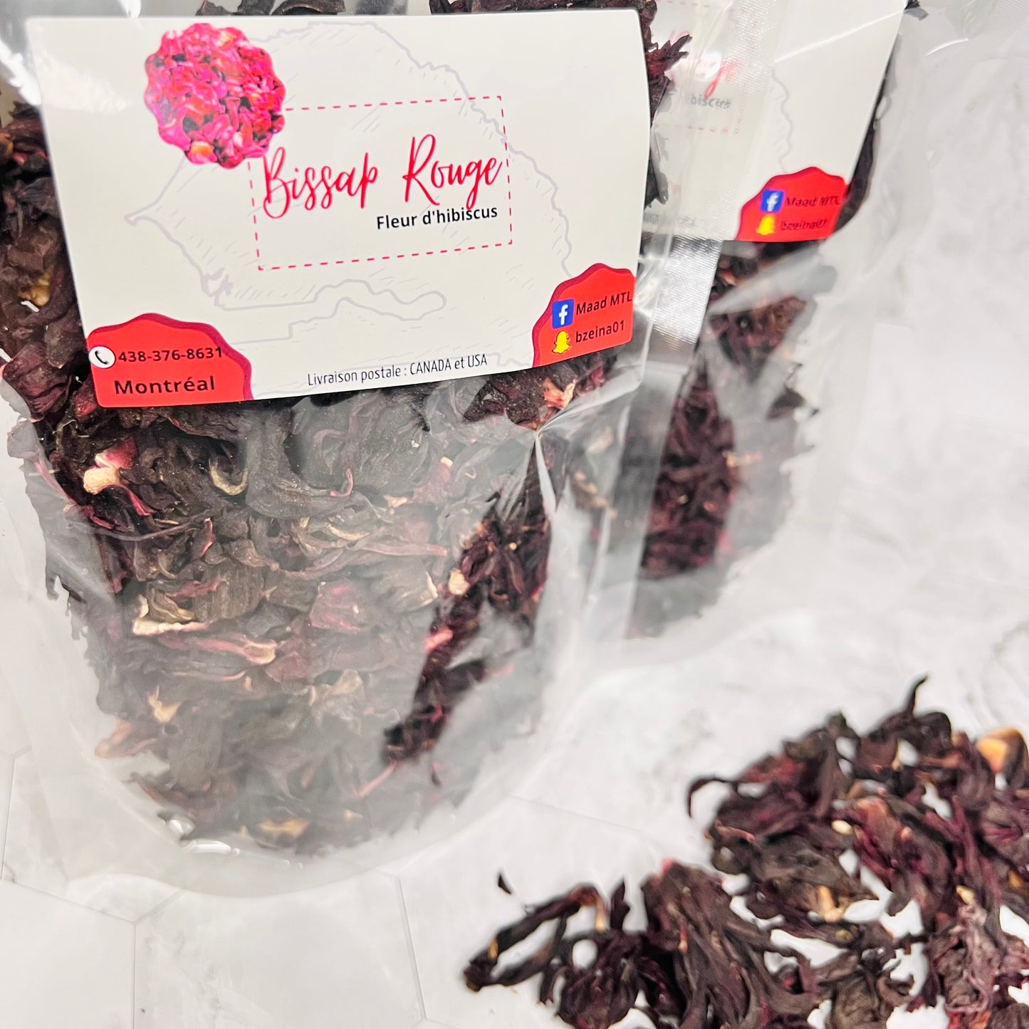 BISSAP ROUGE (Hibiscus) - 150g